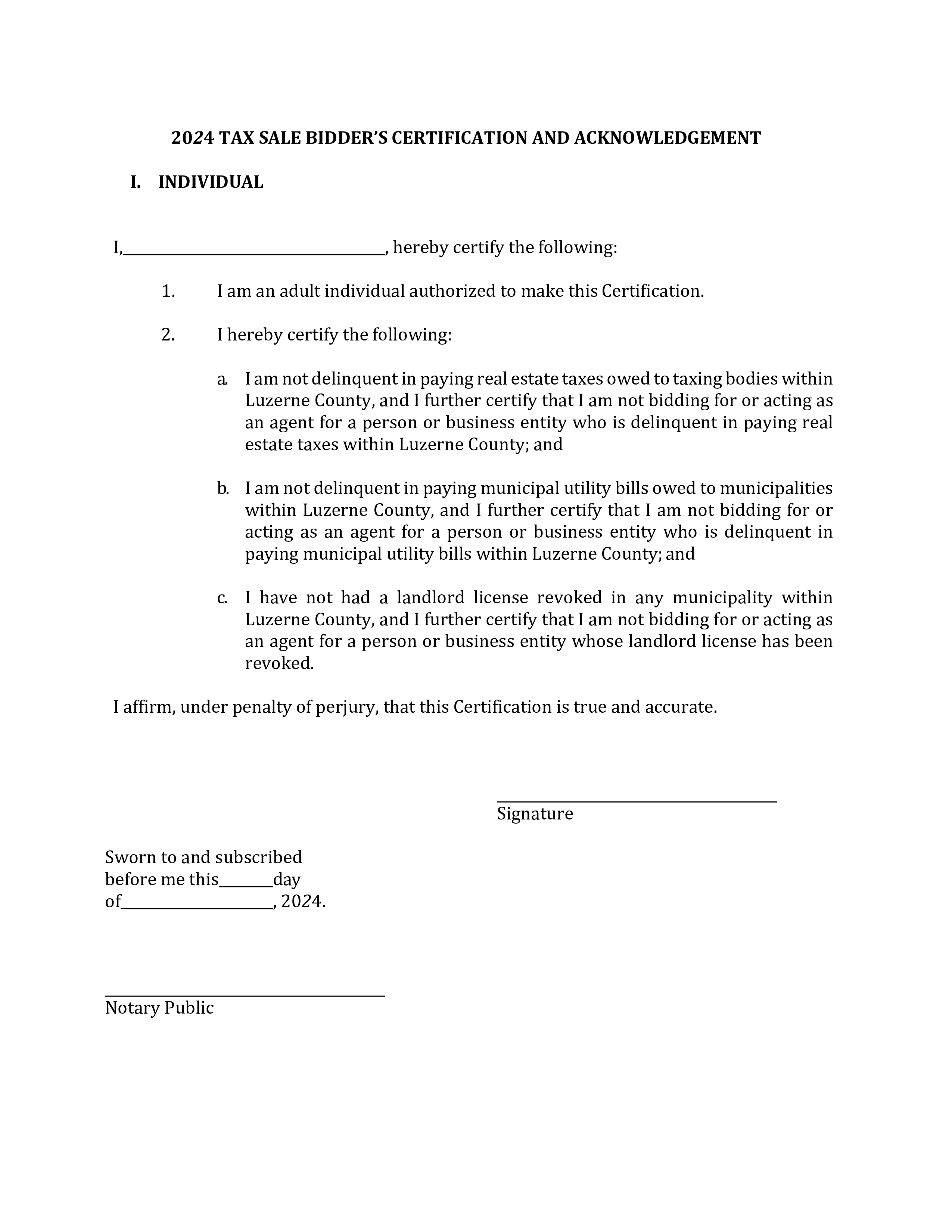 8-8-24 Tax Sale Registration Individuals